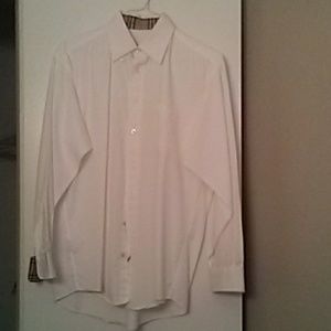 Mens Burberry button down casual or dress shirt